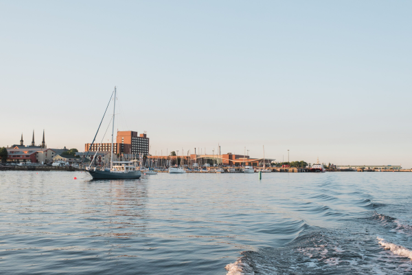 View of Delta from waterfront